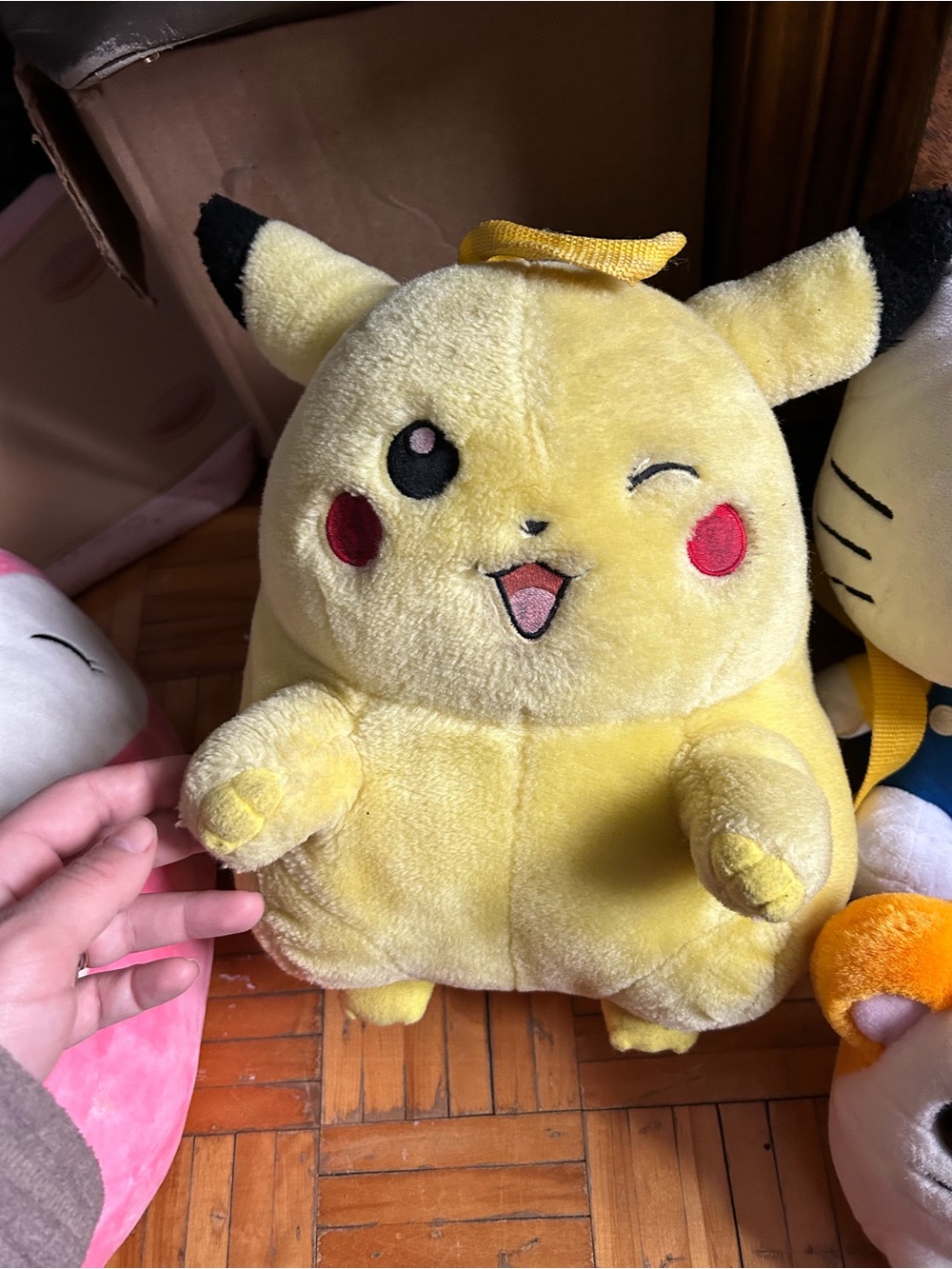 Pikachu Plush Backpack - Yellow Kids Plush Stuffed Animal